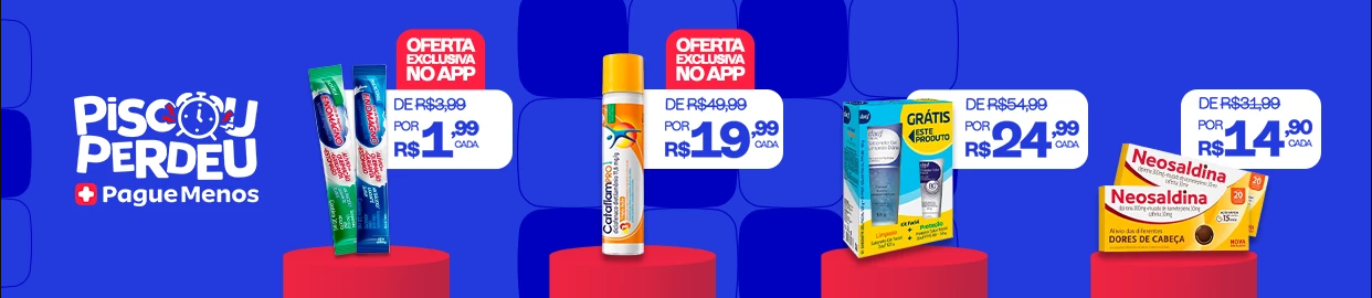 Pague Menos: Piscou Perdeu