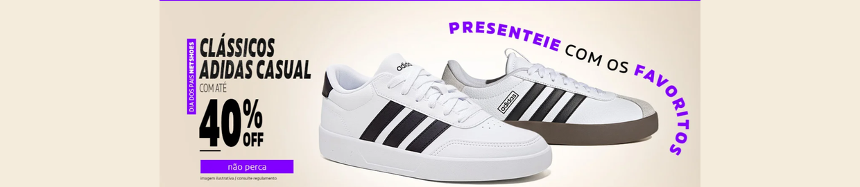 Netshoes: ofertas Adidas